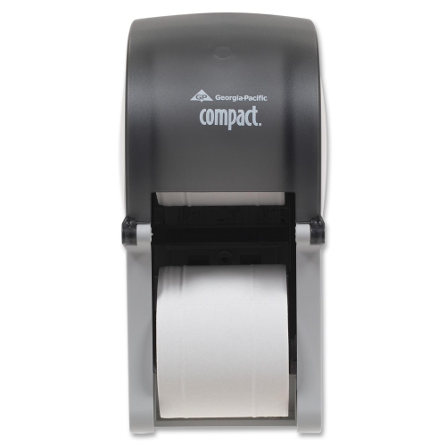 DISPENSER-#56790A COMPACT TOILET TISSUE DUAL SMOKED