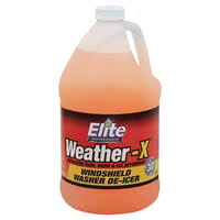 WINDSHIELD WASHER-ELITE 
WEATHER-X -30 DEGREE DEICER 
AND RAIN DETERRENT 6X1GAL