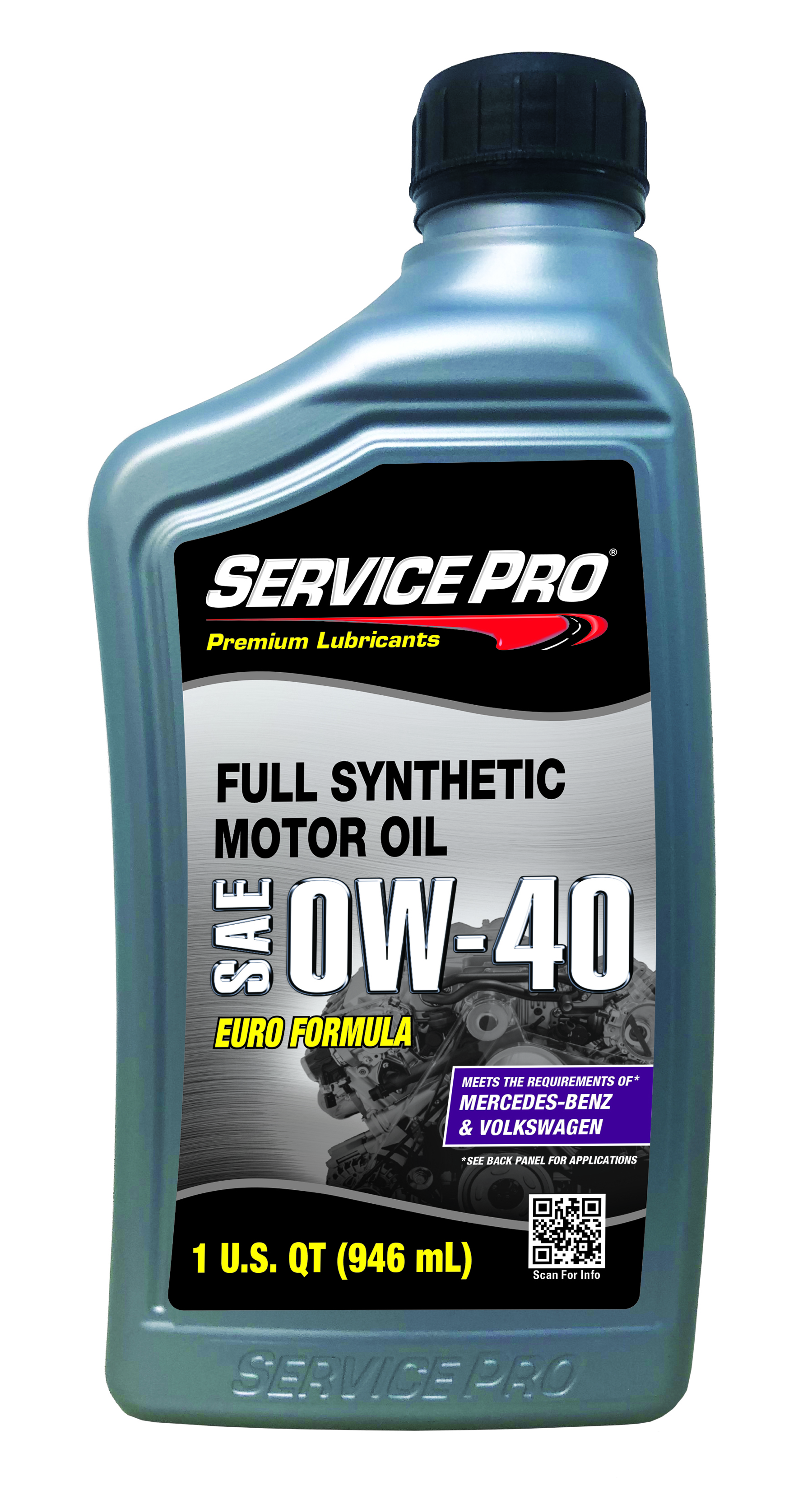 OIL-SERVICE PRO 0W40 SN FULL 
SYN EURO FORM (6/1QT) SPL00235