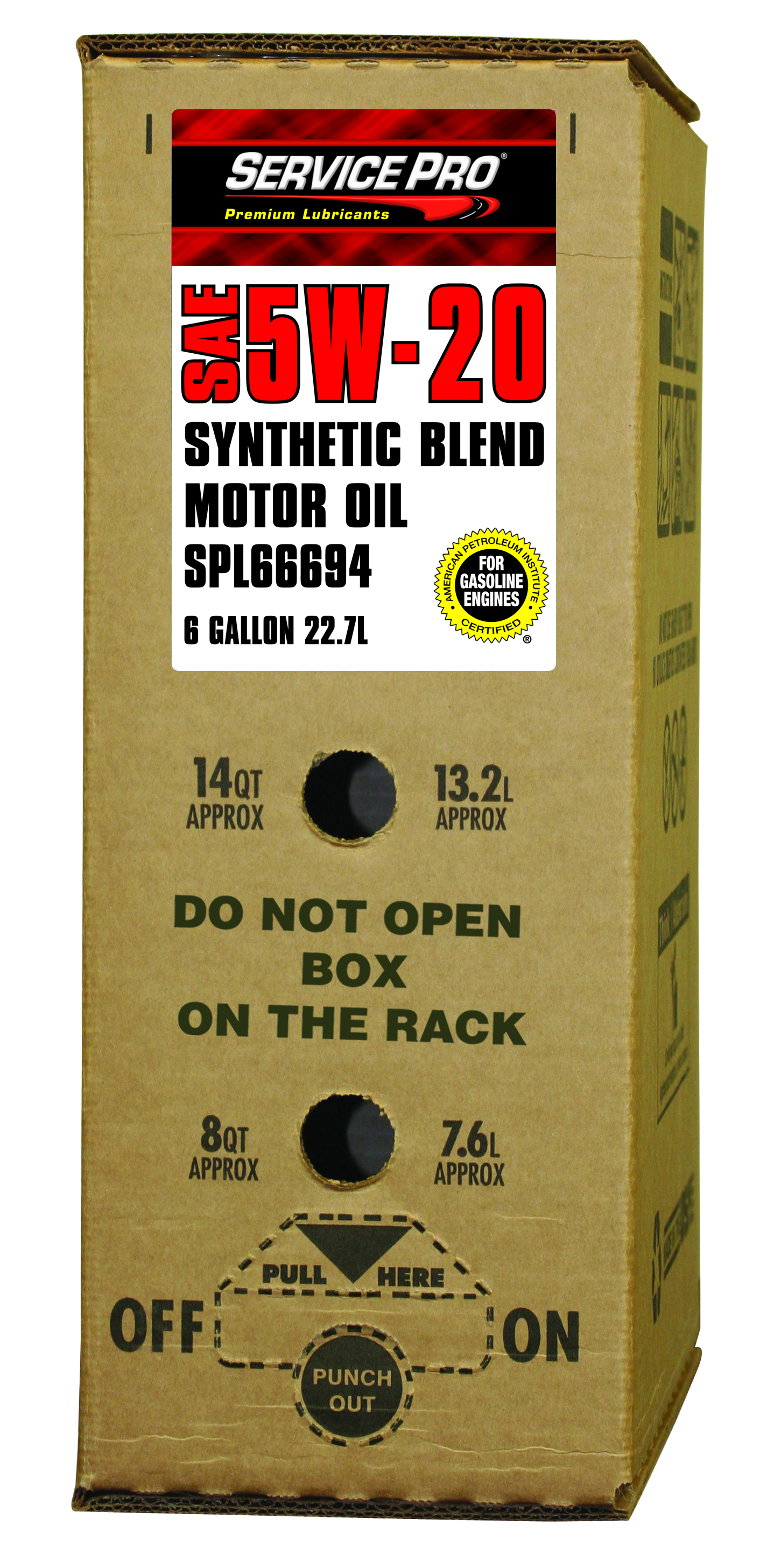 OIL-SERVICE PRO 5W20 SN GF-6
SYN BLEND (6GAL BOX) SPL66694