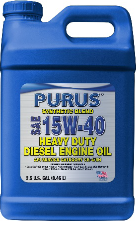 OIL-PURUS 15W40 CK/4 SN SYN BLEND (2/2.5GAL) PHD00461