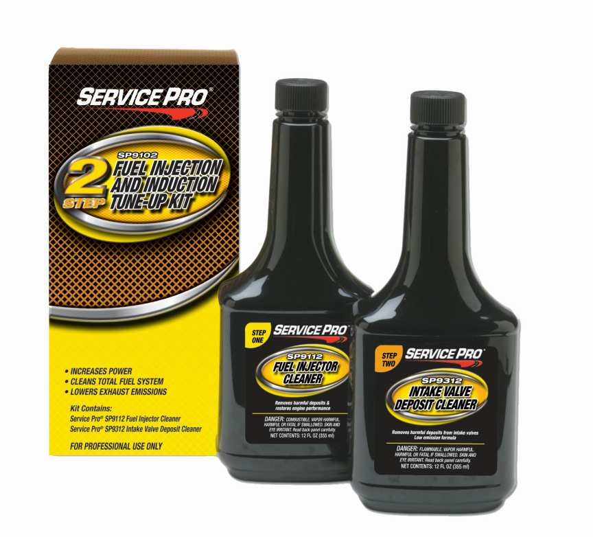 SERVICE PRO FUEL INJECTOR &amp;  INTAKE VALVE DEPOSIT CLEANER 