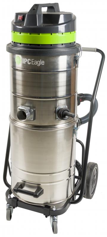 EAGLE-#629DP INDUSTRIAL VACUUM, SPLIT TANK, DUAL