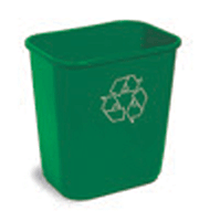 WASTE RECEPTACLE-#4114-1 BLUE
RECYCLE (41 1/4QT)