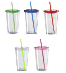 CUPS, LIDS AND STRAWS